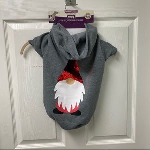 NWT Dog Sequin Gnome Sweatshirt - Medium